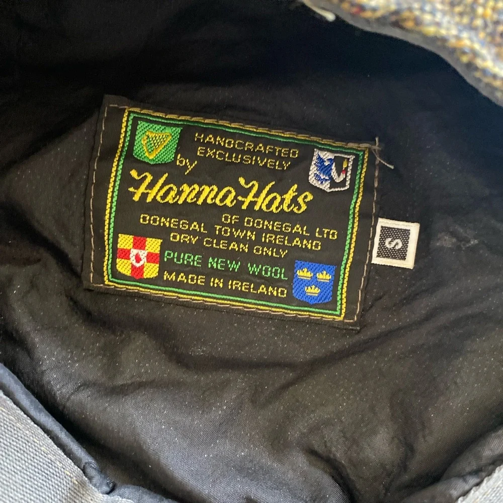 Hanna Hats of Donegal Vintage Cap Patchwork Tweed - Picture 4 of 5